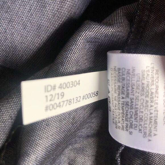 EXPRESS SHIRT, GRAY, short Sleeve Size L - Picture 3 of 5